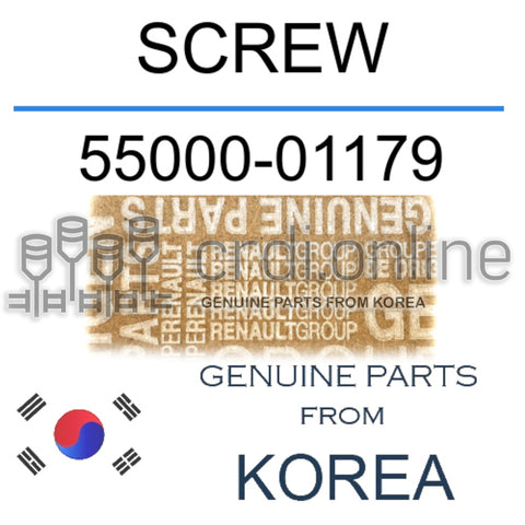 SCREW [ORIGINAL] 55000-01179 5500001179 55000 01179