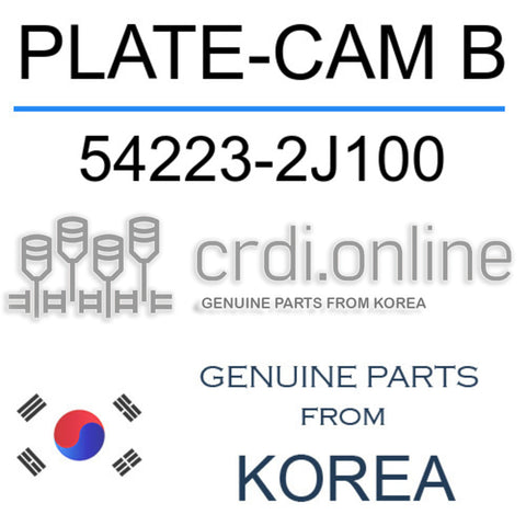 PLATE-CAM B 54223-2J100 542232J100 54223 2J100