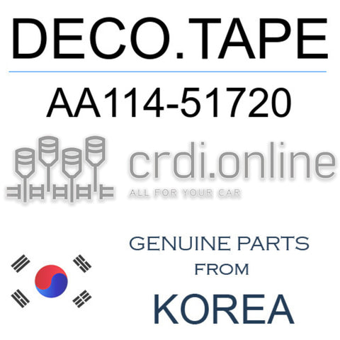 DECO.TAPE [ORIGINAL] AA114-51720 AA11451720 AA114 51720