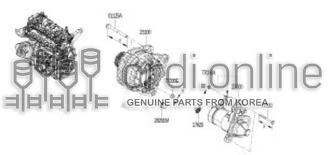 ALTERNATOR ASSY 23100-4BB0A 231004BB0A 23100 4BB0A