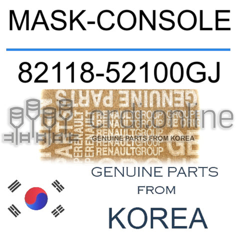 MASK-CONSOLE [ORIGINAL] 82118-52100GJ 8211852100GJ 82118 52100GJ