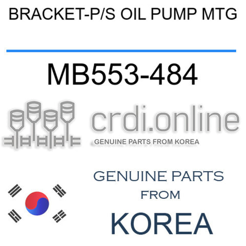 BRACKET-P/S OIL PUMP MTG MB553-484 MB553484 MB553 484