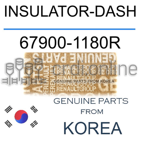 INSULATOR-DASH [ORIGINAL] 67900-1180R 679001180R 67900 1180R