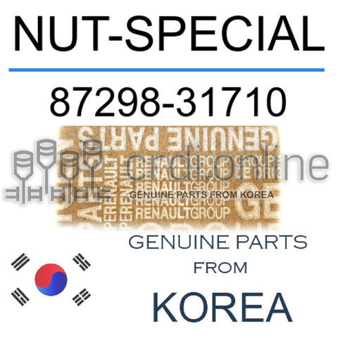 NUT-SPECIAL [ORIGINAL] 87298-31710 8729831710 87298 31710