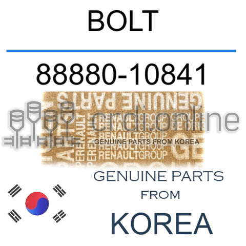 BOLT [ORIGINAL] 88880-10841 8888010841 88880 10841