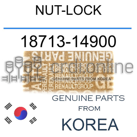 NUT-LOCK [ORIGINAL] 18713-14900 1871314900 18713 14900
