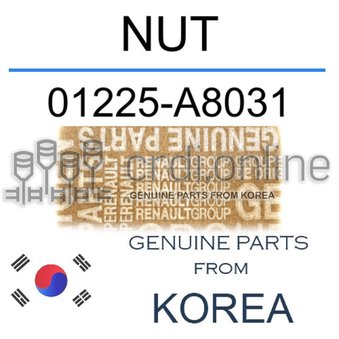 NUT [ORIGINAL] 01225-A8031 01225A8031 01225 A8031