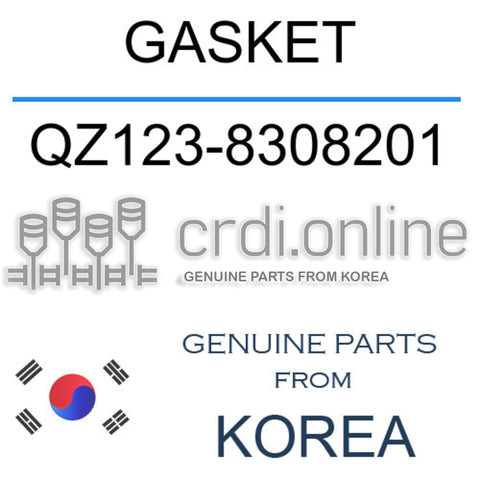 GASKET [ORIGINAL] QZ123-8308201 QZ1238308201 QZ123 8308201