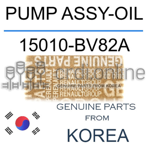 PUMP ASSY-OIL [ORIGINAL] 15010-BV82A 15010BV82A 15010 BV82A