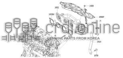 MANIFOLD-EXHAUST 16711-15900 1671115900 16711 15900