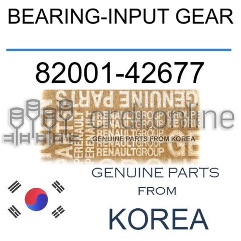 BEARING-INPUT GEAR [ORIGINAL] 82001-42677 8200142677 82001 42677