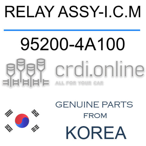 RELAY ASSY-I.C.M [ORIGINAL] 95200-4A100 952004A100 95200 4A100