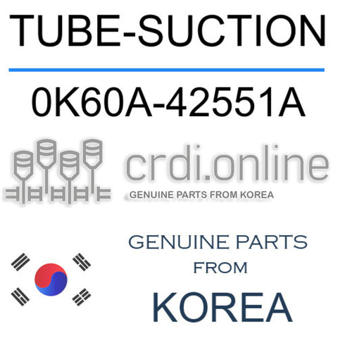 TUBE-SUCTION [ORIGINAL] 0K60A-42551A 0K60A42551A 0K60A 42551A