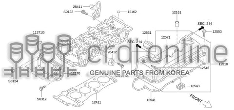 BOLT-CAMSHAFT BRACKET [ORIGINAL] 12146-41910 1214641910 12146 41910