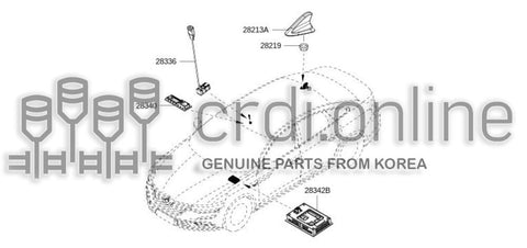ANTENNA ASSY-TV(GPS) 28213-6623R 282136623R 28213 6623R