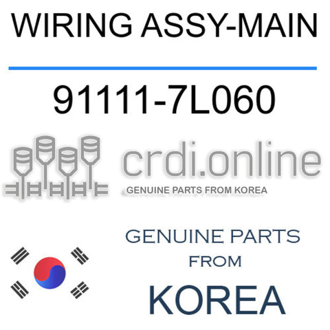 WIRING ASSY-MAIN [ORIGINAL] 91111-7L060 911117L060 91111 7L060