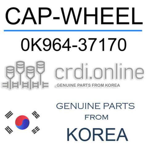 CAP-WHEEL [ORIGINAL] 0K964-37170 0K96437170 0K964 37170