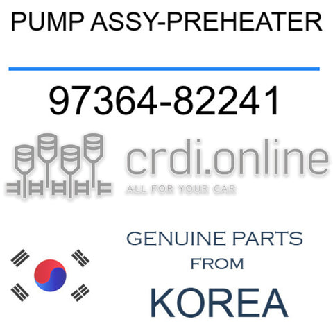 PUMP ASSY-PREHEATER 97364-82241 9736482241 97364 82241