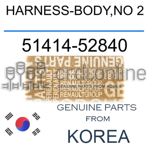 HARNESS-BODY,NO 2 [ORIGINAL] 51414-52840 5141452840 51414 52840