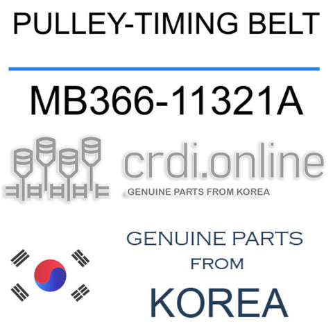 PULLEY-TIMING BELT MB366-11321A MB36611321A MB366 11321A