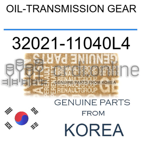 OIL-TRANSMISSION GEAR [ORIGINAL] 32021-11040L4 3202111040L4 32021 11040L4