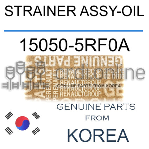 STRAINER ASSY-OIL [ORIGINAL] 15050-5RF0A 150505RF0A 15050 5RF0A