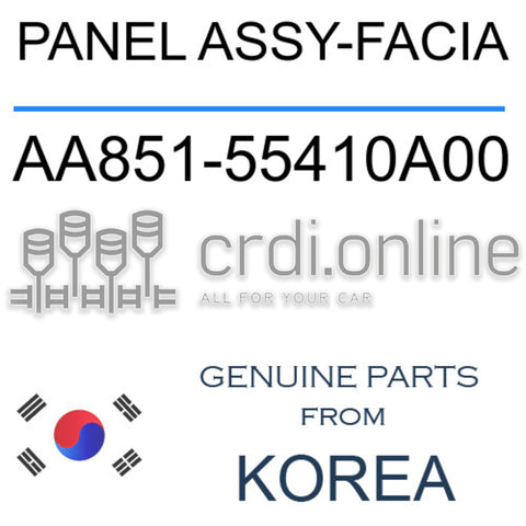 PANEL ASSY-FACIA [ORIGINAL] AA851-55410A00 AA85155410A00 AA851 55410A00