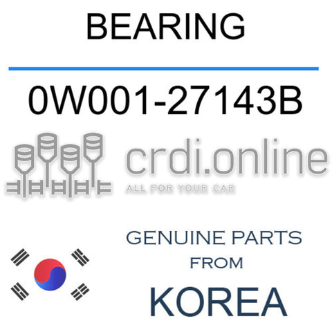BEARING 0W001-27143B 0W00127143B 0W001 27143B