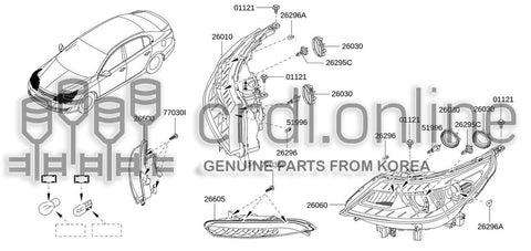 BULB-DIS 82016-59425 8201659425 82016 59425