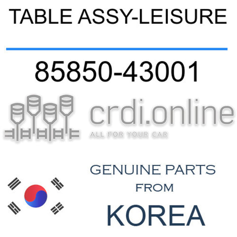 TABLE ASSY-LEISURE 85850-43001 8585043001 85850 43001