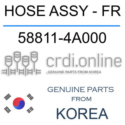 HOSE ASSY - FR 58811-4A000 588114A000 58811 4A000