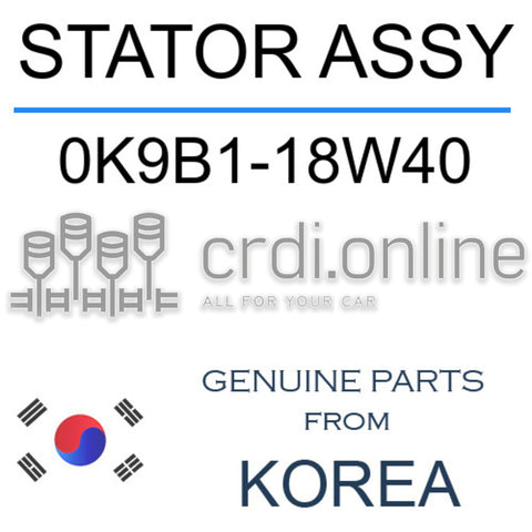 STATOR ASSY [ORIGINAL] 0K9B1-18W40 0K9B118W40 0K9B1 18W40