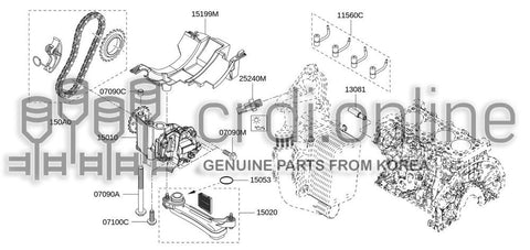 PUMP ASSY-OIL 15000-9761R 150009761R 15000 9761R