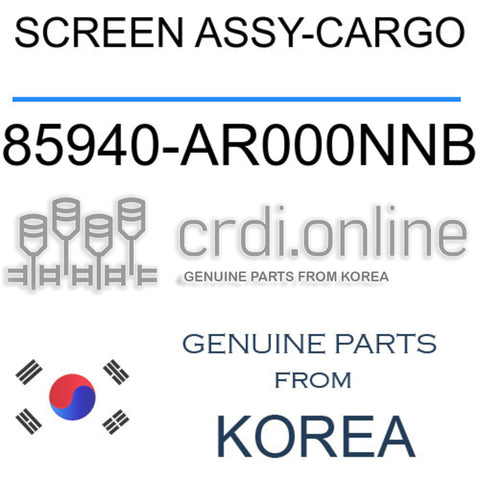 SCREEN ASSY-CARGO 85940-AR000NNB 85940AR000NNB 85940 AR000NNB