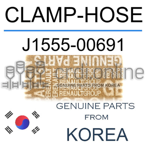 CLAMP-HOSE [ORIGINAL] J1555-00691 J155500691 J1555 00691