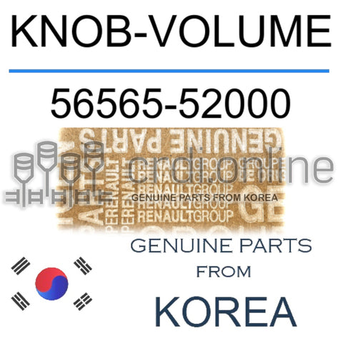 KNOB-VOLUME [ORIGINAL] 56565-52000 5656552000 56565 52000