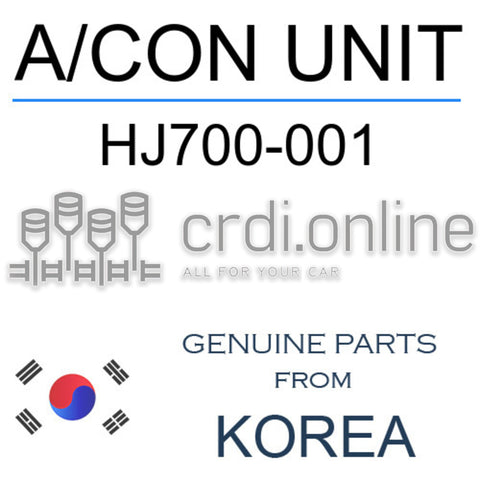 A/CON UNIT HJ700-001 HJ700001 HJ700 001