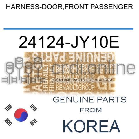 HARNESS-DOOR,FRONT PASSENGER [ORIGINAL] 24124-JY10E 24124JY10E 24124 JY10E
