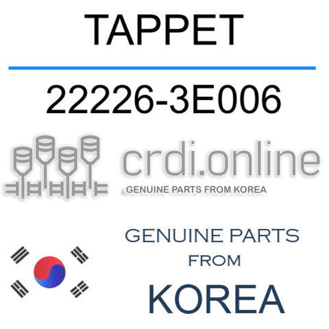 TAPPET [ORIGINAL] 22226-3E006 222263E006 22226 3E006