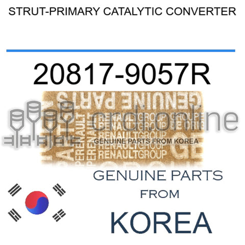 STRUT-PRIMARY CATALYTIC CONVERTER [ORIGINAL] 20817-9057R 208179057R 20817 9057R
