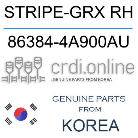 STRIPE-GRX RH [ORIGINAL] 86384-4A900AU 863844A900AU 86384 4A900AU