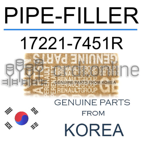 PIPE-FILLER [ORIGINAL] 17221-7451R 172217451R 17221 7451R