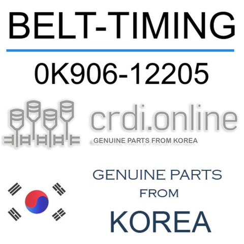 BELT-TIMING [ORIGINAL] 0K906-12205 0K90612205 0K906 12205