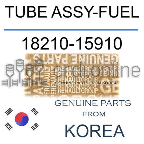 TUBE ASSY-FUEL [ORIGINAL] 18210-15910 1821015910 18210 15910