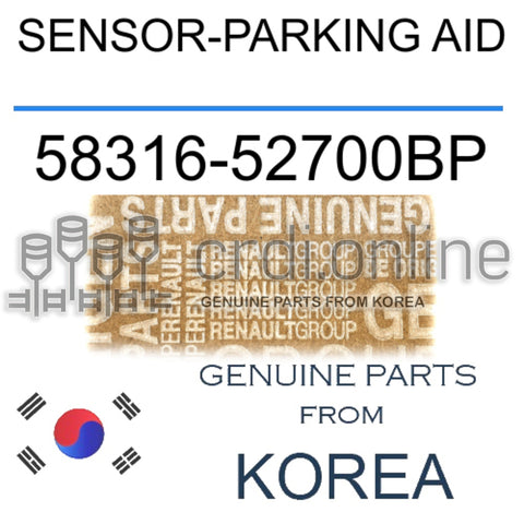 SENSOR-PARKING AID [ORIGINAL] 58316-52700BP 5831652700BP 58316 52700BP