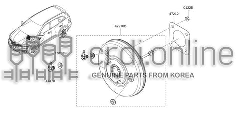 VALVE ASSY-CHECK 47478-4CU0A 474784CU0A 47478 4CU0A