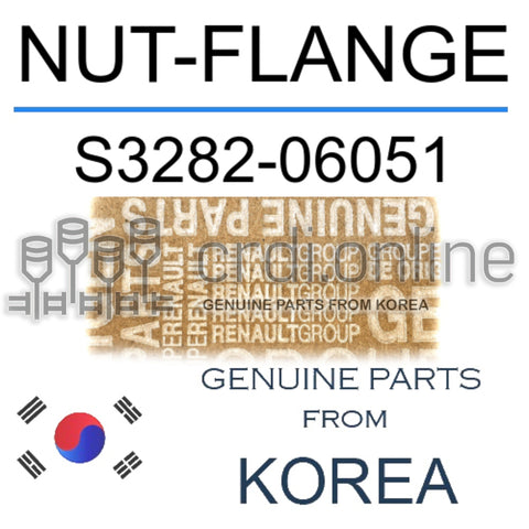 NUT-FLANGE [ORIGINAL] S3282-06051 S328206051 S3282 06051
