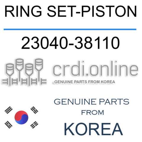 RING SET-PISTON [ORIGINAL] 23040-38110 2304038110 23040 38110