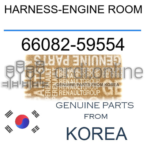 HARNESS-ENGINE ROOM [ORIGINAL] 66082-59554 6608259554 66082 59554