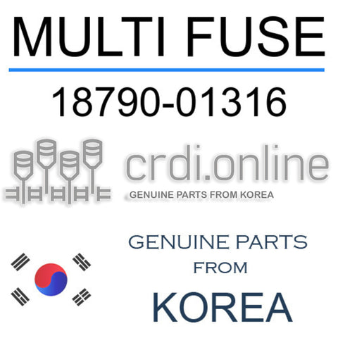 MULTI FUSE [ORIGINAL] 18790-01316 1879001316 18790 01316